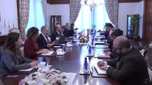 Çavuşoğlu, Makedonya Dışişleri Bakanı Dimitrov ile Görüştü (2)