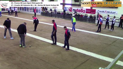 C'était boules champagne  pour la première mène des Bleus au Trophée Charles Béraudier, 38ème édition du Trophée Charles Béraudier, Lyon Sport Métropole 2019