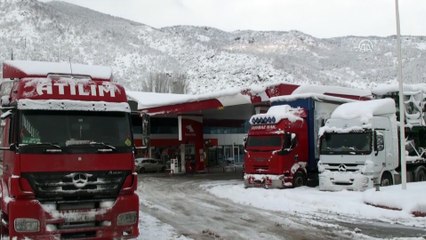 Tokat-Sivas kara yolunda ulaşımda aksama - TOKAT