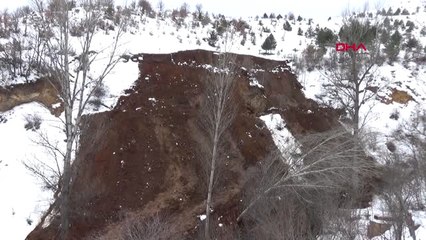 Gümüşhane'de Heyelan