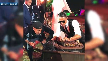 Neymar se régale chez Salt Bae