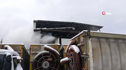 Trabzon'da Çay Fabrikasında Yangın Korkuttu