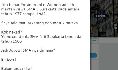 Isu Ijazah Jokowi Palsu, Ini Faktanya.