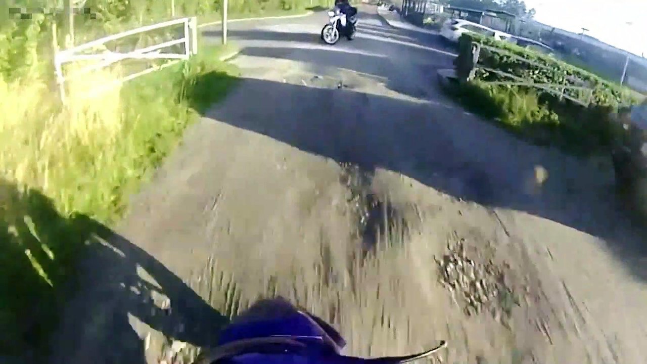 delit de fuite un jeune en scooter fait tous pour echappe a la police