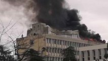 ویدئو: لحظه انفجار در ساختمان دانشگاه لیون