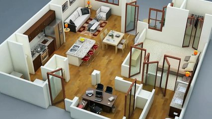 Bedroom Apartment Floor Plans with Dimensions
