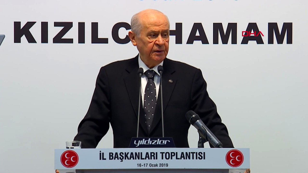 Promter'da yazanlar Devlet Bahçeli'yi kızdırdı: Kaldırın bunları