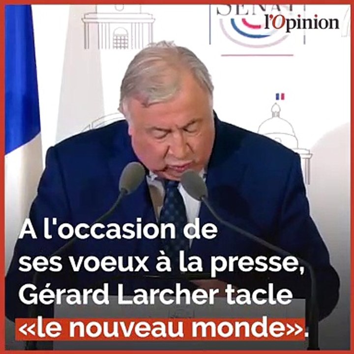 Quand Gérard Larcher tacle le «nouveau monde»