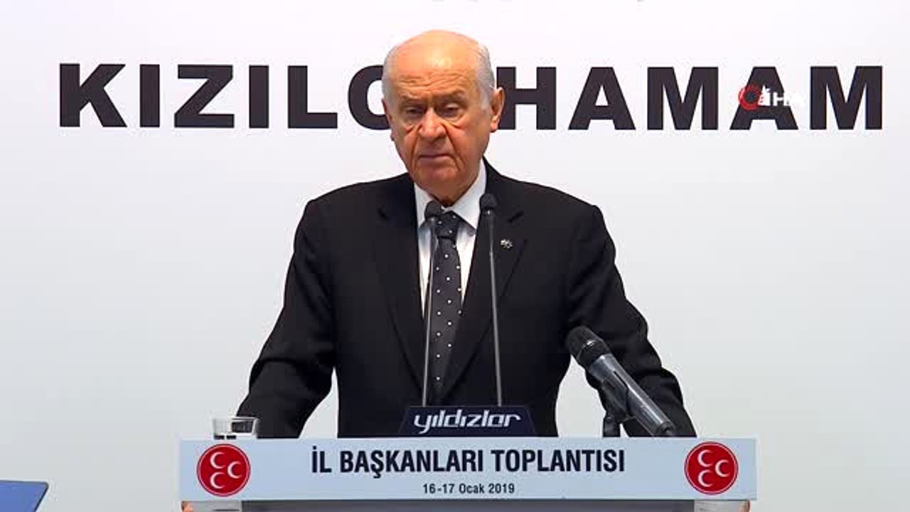 MHP Lideri Bahçeli: "Trump'ın Ağzını Kapatmadıkça Konu Kapanmaz"