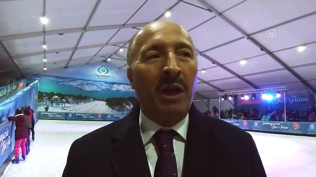 Sultangazi'de dev buz pisti açıldı - İSTANBUL