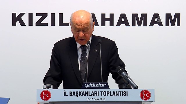 Bahçeli: '20 millik derinliğe sahip olacağı söylenen güvenli bölge tanımı ile kastedilen nedir' - ANKARA