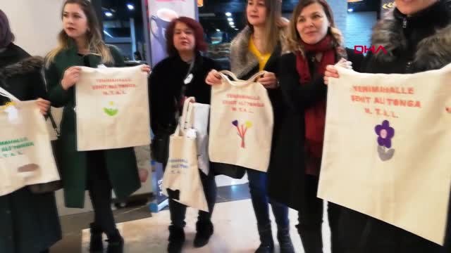 Kırıkkale Lise Öğrencileri Bez Çanta Yapıp Vatandaşlara Dağıttı