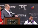 Adrien Broner CURSES OUT! Al Bernstein on LIVE TV!  vs. Manny Pacquiao