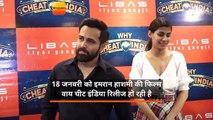 01- EMRAAN HASHMI AND SHREYA DHANWANTHARY HOSTING A MEDIA EVENT FOR THEFILM WHY CHEAT INDIA