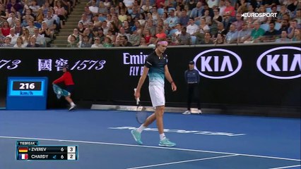 Zverev a eu le dernier mot mais Chardy a fait mieux que se défendre