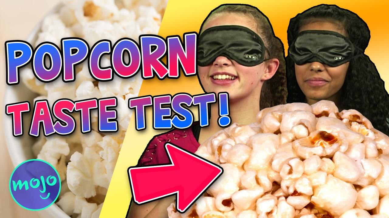 Skits Popcorn Taste Test