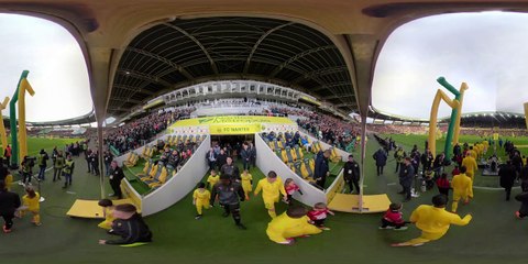 Vidéo 360° : la sortie des joueurs vue de l'arche !