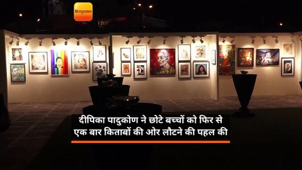 03- LAUNCH OF THE BOOK THE DOT THAT WENT FOR A WALK BY DEEPIKA PADUKONE