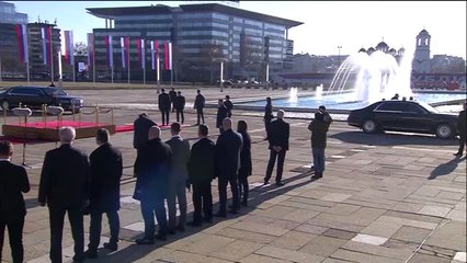 Rusya Devlet Başkanı Putin Sırbistan'da - Karşılama Töreni