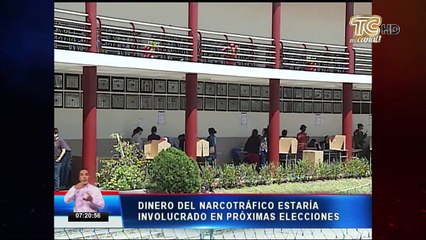 Dinero del narcotráfico estaría involucrado en próximas elecciones