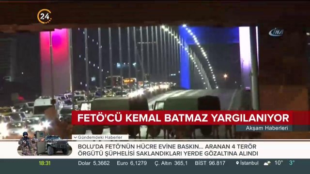 Darbe girişiminin kilit ismi FETÖ'cü Kemal Batmaz yargılanıyor