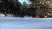 Küçükelmalı Tabiat Parkı'ndaki göletin yüzeyi buz tuttu - BİLECİK