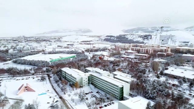 Doğu'nun 'kış cenneti' havadan bir başka güzel - ERZURUM