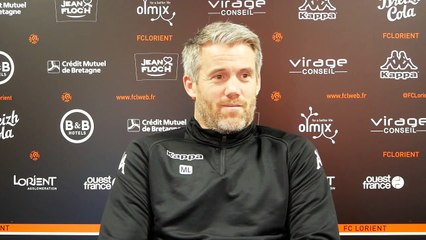 Le point presse  de Mickaël Landreau avant Lorient-Gazélec 18-19