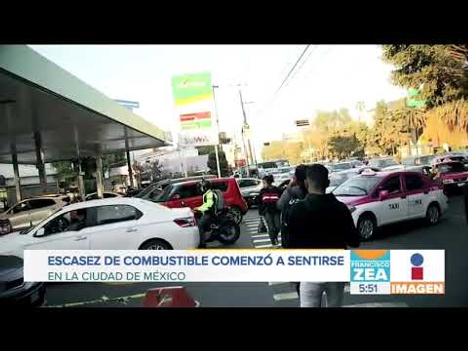 Llega la escasez de gasolina a la Ciudad de México | Noticias con Francisco Zea