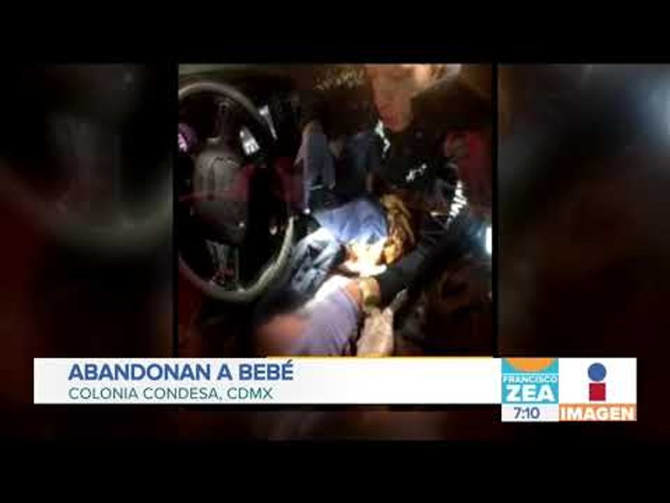 Abandonan a bebé recién nacida en la Condesa; tenía cordón umbilical e hipotermia