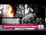 Explota almacén huachicolero en Tabasco; huachicoleros escaparon | Noticias con Yuriria