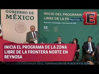 López Obrador encabeza el programa zona libre de la frontera norte