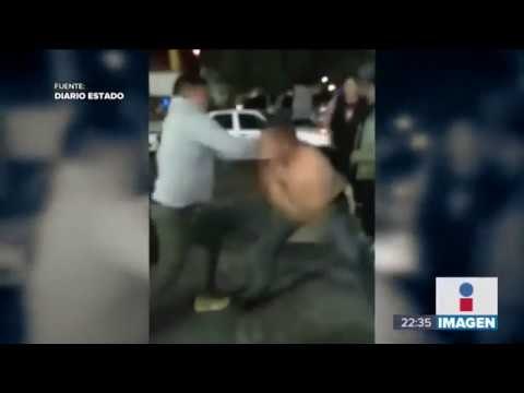 Automovilistas se pelean por lugar en la fila de la gasolinera | Noticias con Ciro Gómez Leyva