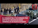 Aseguran 391 mi litros de hidrocarburo robado en 35 días