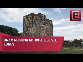 UNAM reinicia actividades tras 21 días de asueto