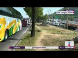 Bloquean circulación en calzada Ignacio Zaragoza por desabasto de gasolina | Yuriria Sierra