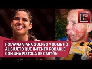 Asalta a luchadora de UFC y recibe brutal golpiza