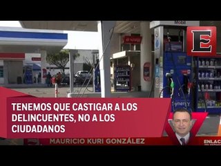 Mauricio Kuri habla del desabasto de gasolina en méxico
