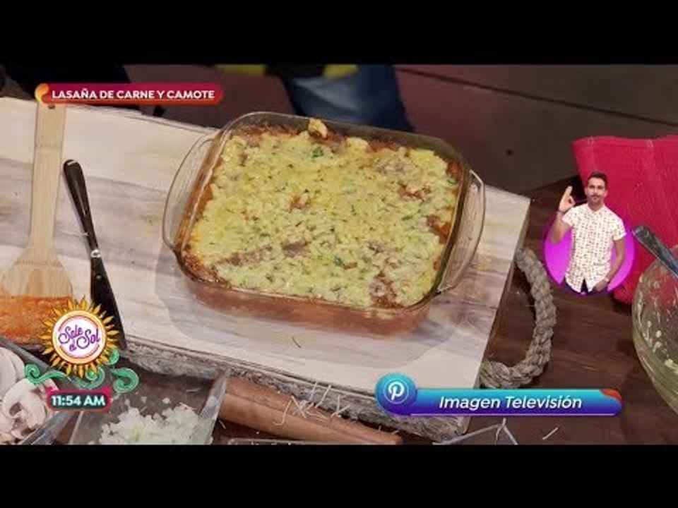 Cocina de Solteros: lasaña de carne y camote | Sale el Sol