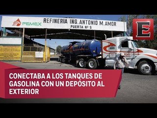 Descubren toma clandestina de combustible en refinería de Salamanca