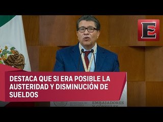 Ricardo Monreal celebra disminución de salario de ministros de la Corte