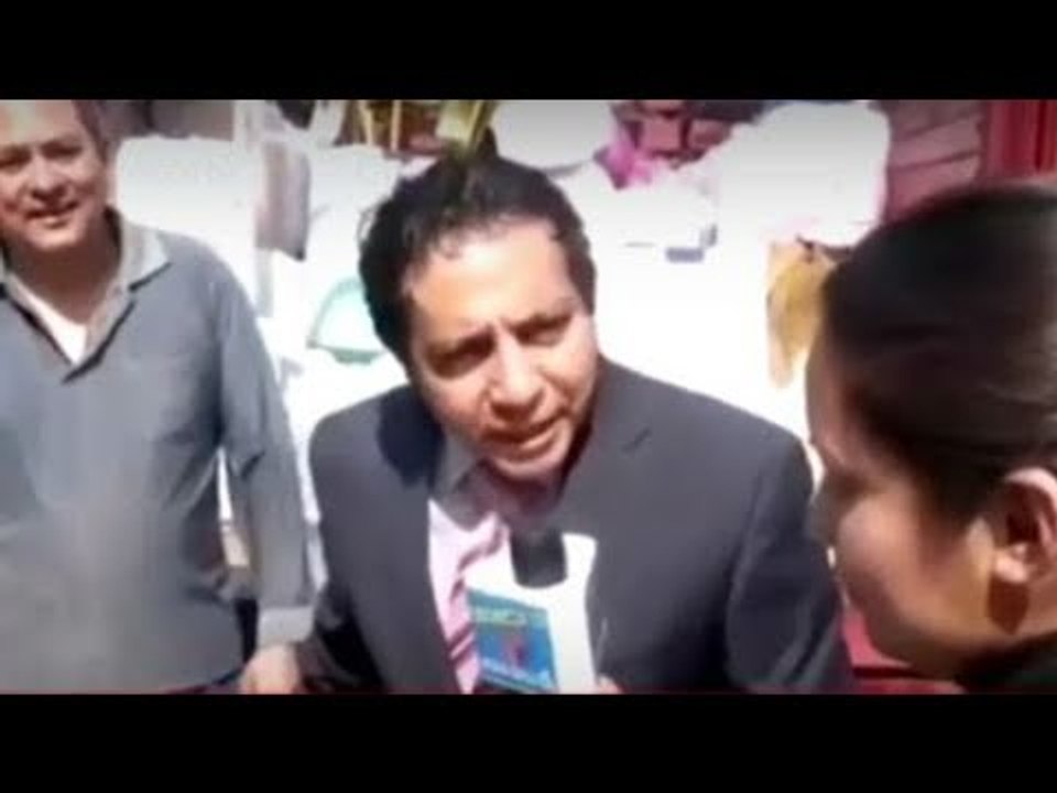 Reportero se equivoca, y confunde cloro con gas...