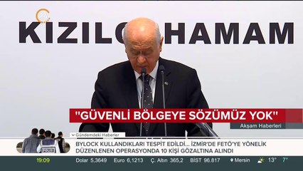 MHP lideri Bahçeli: Güvenli bölgeye sözümüz yok