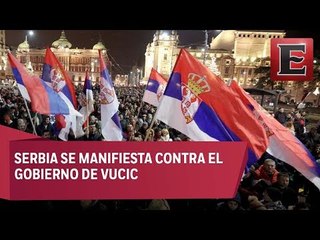 Sexto fin de semana de protestas contra el gobierno en Serbia