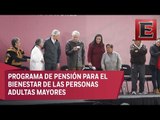 López Obrador presenta el programa de pensión para el bienestar de adultos mayores