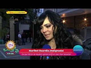 Maribel Guardia indignada por ofensa contra Joan Sebastian | Sale el Sol