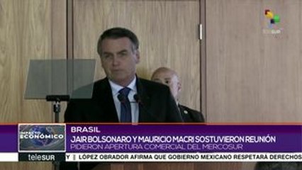 Brasil: Bolsonaro y Macri piden apertura comercial del Mercosur