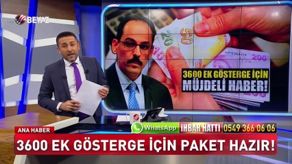 3600 ek gösterge için paket hazır