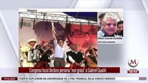 Oaxaca declara persona 'non grata' a Gabriel Quadri