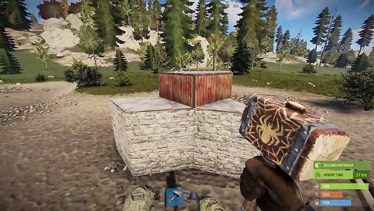 Rust Solo Base - The Solo Starter Base (Rust Base Design)